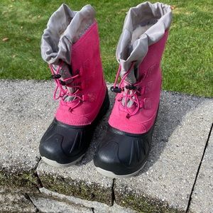 UGG waterproof snow boots pink